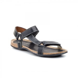 Sandale barbatesti din piele Pepe Agullo Black Cut