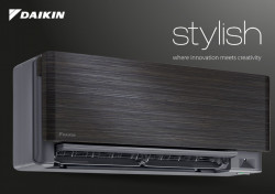 Promo Unitate Interioara pentru Aparat de aer conditionat Daikin Stylish Blackwood FTXA25BT - RXA25A Bluevolution Inverter, A+++ ,WiFi inclus 9.000 btu