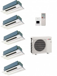 Posibilitati multiple de selectie pentru UNITATE INTERNA MULTISPLIT TIP CASETA 1 DIRECTIE SLIM, CU INVERTER, MITSUBISHI ELECTRIC, ME MLZ-KA25+MLP440W, 9000 BTU, R410A
