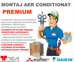 Montaj Aer Conditionat tip Premium pentru aparate de aer conditionat 14000 - 24000 BTU