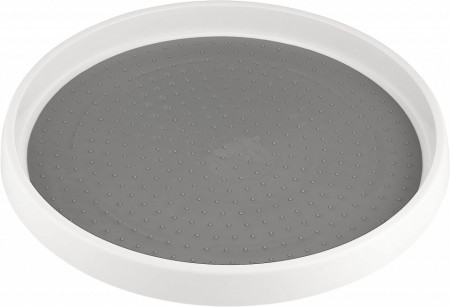 Organizator rotativ tip tava pentru frigider sau dulap, awwaline, suprafata antialunecare, rotatie 360 grade