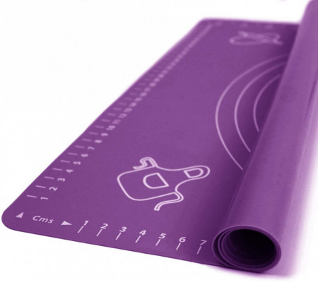 Covoras din silicon alimentar, 65 x 45 cm, awwaline®, MOV, rezistent la temperaturi ridicate, ideal pentru framantat aluat