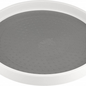 Organizator rotativ tip tava pentru frigider sau dulap, awwaline, suprafata antialunecare, rotatie 360 grade