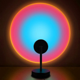 Lampa de veghe cu proiectie Rainbow awwaline®, reglabila pe inaltime, rotatie 360 grade, lumina ambientala pentru atmosfera romantica