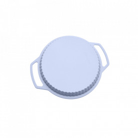 Tava copt rotunda, awwaline®, gri, silicon, manere intarite