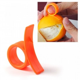 Decojitor citrice - Citrus Peeler - Set 2 bucati, portocaliu
