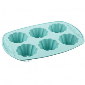 Forma briose, floare, silicon, 6 buc