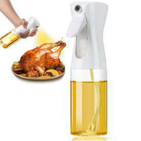 Sticla cu Pulverizator pentru Ulei sau Otet, awwaline, alba, 210ml, Compatibil Diverse Lichide, Calitate si Design Premium