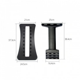 Suport ortopedic Magic Back, pentru Intinderea si Relaxarea muschilor spatelui, Portabil, Negru