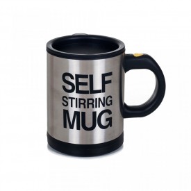 Cana cu amestecare automata, Self Stirring Mug, ideala pentru ness, ciocolata calda