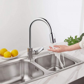 Cap robinet cu senzor de miscare, awwaline®, functie economizor si aerator, reactie 0.1 secunde