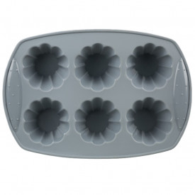 Forma briose, floare, silicon, 6 buc