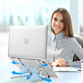 Suport reglabil pentru laptop, Macbook, iPad sau tableta, awwaline®, 7 "-15,6", Aluminiu