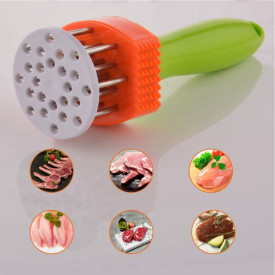 Ustensila pentru fragezit carnea, awwaline, multicolor, 24 de tije ascutite din inox