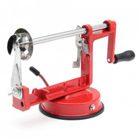 Aparat taiat in spirala, awwaline®, rosu, inox, ideal pentru cartofi, mere