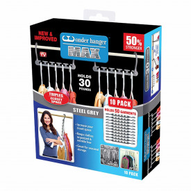 Set 10 suporturi organizatoare pentru umerase, Wonder Hanger MAX