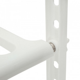 Raft orgnizator extensibil cu 2 etaje, awwaline, alb, 38-70 x 26 x 38 cm, ideal pentru spatiul de sub chiuveta