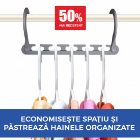 Set 10 suporturi organizatoare pentru umerase, Wonder Hanger MAX