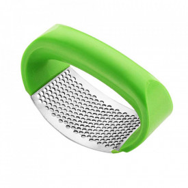 Presa usturoi manuala, awwaline®, verde, curbata, inox, usor de curatat