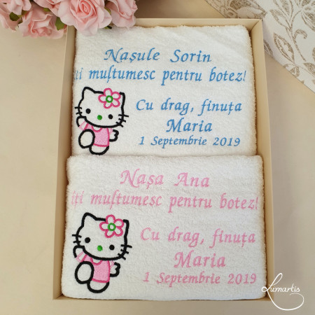 prosoape personalizate hello kitty