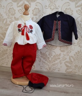 Costum botez Cătălin (matlasat, sezon rece)