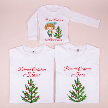 set tricouri aniversare craciun