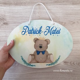 Plăcuță decor- nume copii - 008
