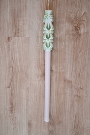 Lumanare de botez LB 705 D3,6 x 60 cm Verde