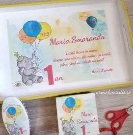 Set tăviță moț (4 piese) - SM 029