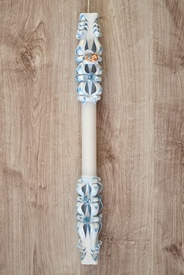 Lumanare de botez LB 707 D3,6 x 60cm Bleu