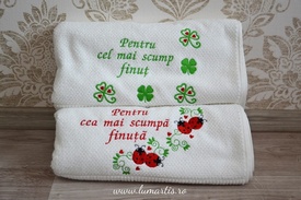 Set 2 prosoape personalizate - P09
