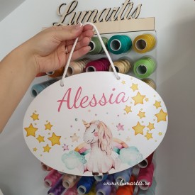 Plăcuță decor- nume copii - 007