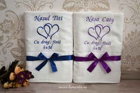 Set 2 prosoape personalizate - P02