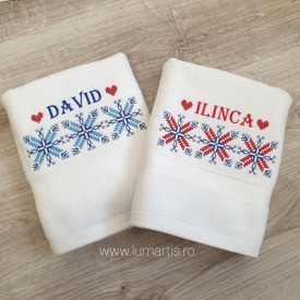 Set 2 prosoape personalizate - P17