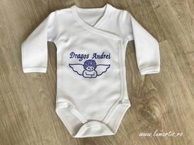 Body brodat cu îngeraș - B10