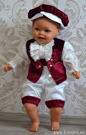 Costum botez Micul Marchiz, Burgundy