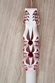 Lumanare de botez LB 710 D3,6 x 60cm Grena