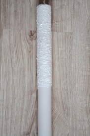 Lumanare de botez zapada D36