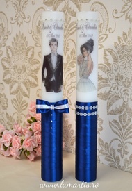 Lumanare stalp LN 711- Bleumarin