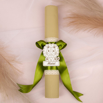 lumanare botez fagure olive 2