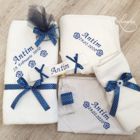 Trusou botez CLASIC 024, Bleumarin