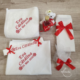 Trusou Botez Personalizat Clasic 039- Roșu