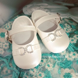 Pantofiori botez- Ivory