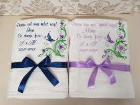 Set 2 prosoape personalizate - P05