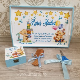 Set tăviță moț (4 piese) - SM 023