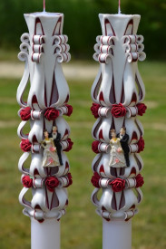 Lumanare de nunta sculptata LN 609 Grena