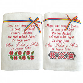 Set 2 prosoape personalizate - P41