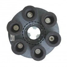 Disc cu 6 pietre abrazive ceașcă gr.24/85 pentru monodiscuri diam.43 cm