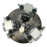 Platan de buciardare si sablare cu role din titanium