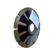 Disc diamantat convex pentru taiere curbilinie, diametru 125 mm